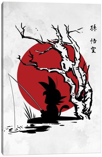 The Little Hero Canvas Art Print - Dragon Ball Z