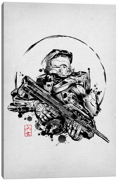 Super Soldier Canvas Art Print - Halo Game Series