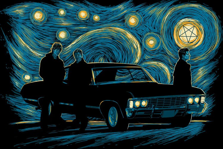 Supernatural Night by Denis Orio Ibañez wall art