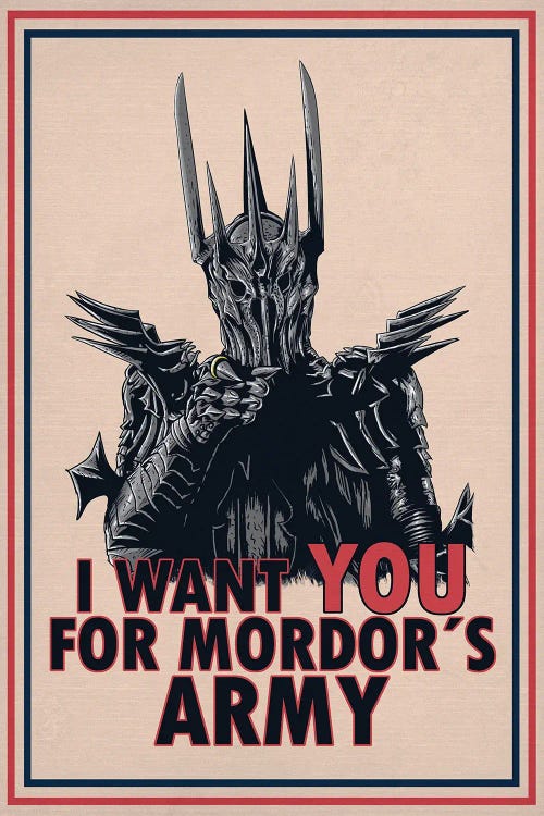 Mordor´s Army by Denis Orio Ibañez wall art