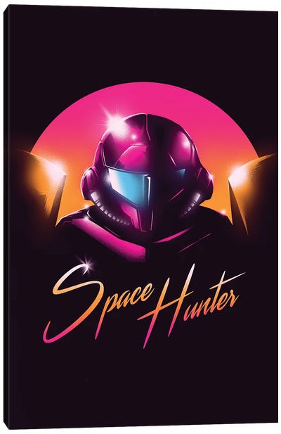 The Space Hunter Canvas Art Print - Samus Aran
