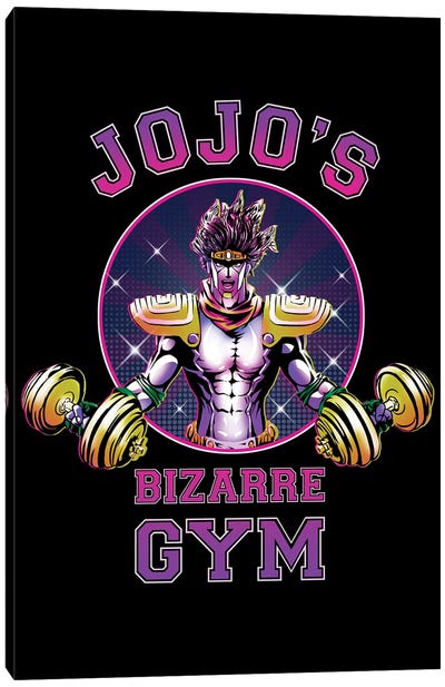 Star Platinum Bizarre Gym Canvas Art Print - JoJo's Bizarre Adventure