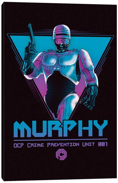 Thank You For Your Cooperation Canvas Art Print - Robocop