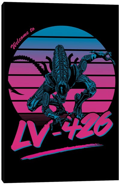 Welcome To Lv-426 Canvas Art Print - Alien Art