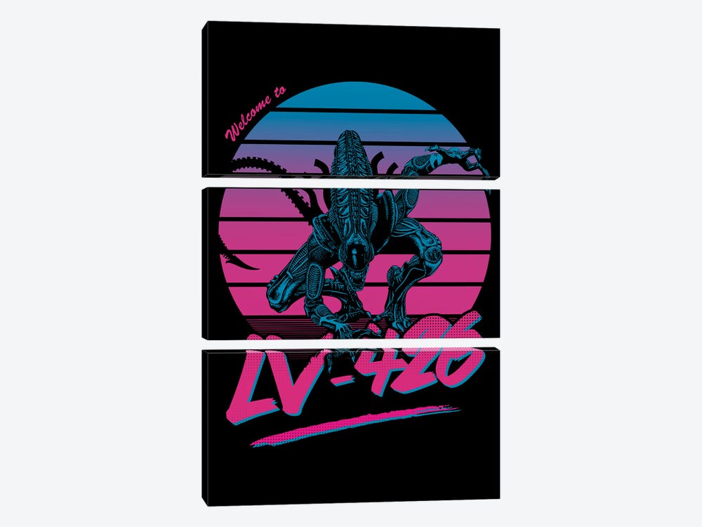 Welcome To Lv-426 by Denis Orio Ibañez 3-piece Canvas Wall Art