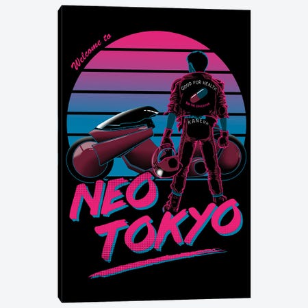 Welcome To Neo Tokyo Canvas Print #DOI20} by Denis Orio Ibañez Canvas Wall Art