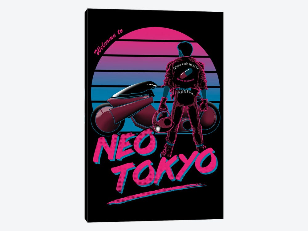 Welcome To Neo Tokyo by Denis Orio Ibañez 1-piece Canvas Wall Art