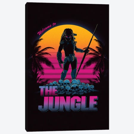 Welcome To The Jungle Canvas Print #DOI22} by Denis Orio Ibañez Canvas Artwork