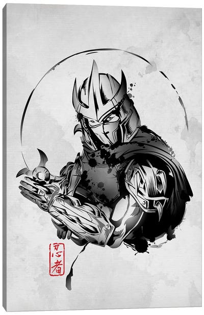 Ninja Villain Canvas Art Print - Denis Orio Ibanez
