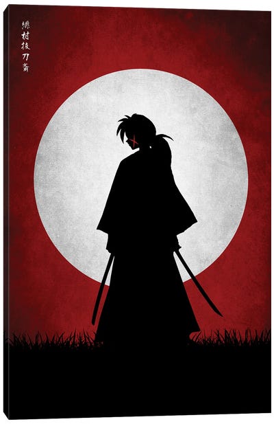 Tormented By His Past Canvas Art Print - Anime Art
