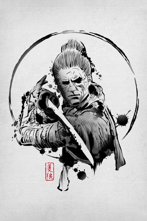 Shinobi Warrior by Denis Orio Ibañez wall art