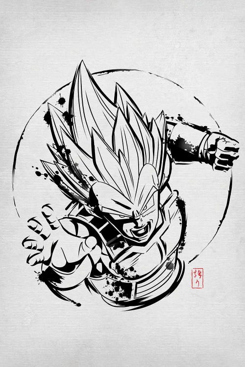 SSJ Prince by Denis Orio Ibañez wall art