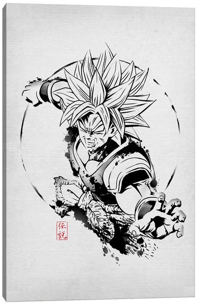 SSJ Legendary Canvas Art Print - Dragon Ball Z