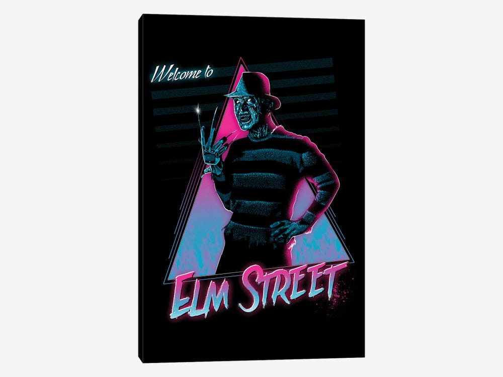 Welcome To Elm Street by Denis Orio Ibañez 1-piece Canvas Art Print