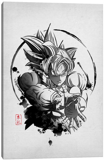 Ultra Instinct Form Canvas Art Print - Dragon Ball Z