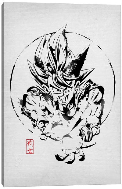 Warrior Of Earth Canvas Art Print - Dragon Ball Z