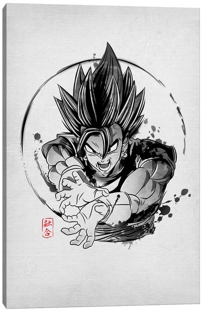 Earring Fusion Canvas Art Print - Dragon Ball Z