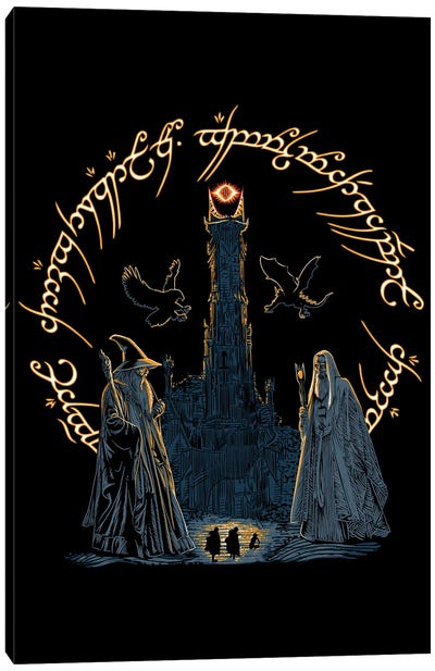Journey Through Middle-Earth Canvas Art Print - Fantasy Movie Art