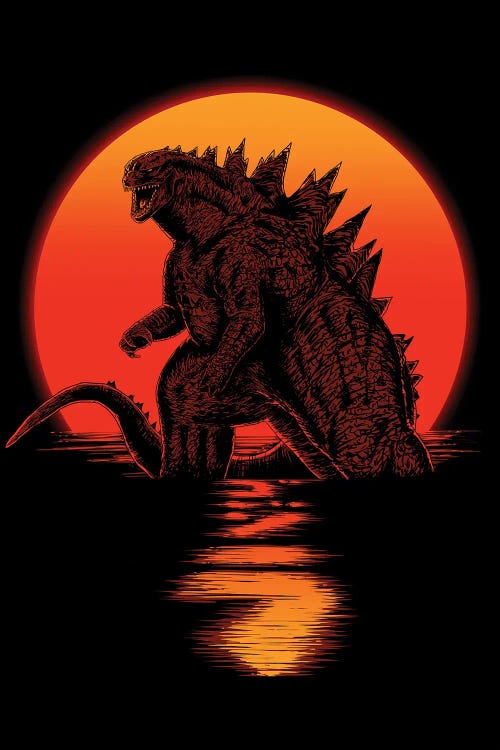 Kaiju On Sunset