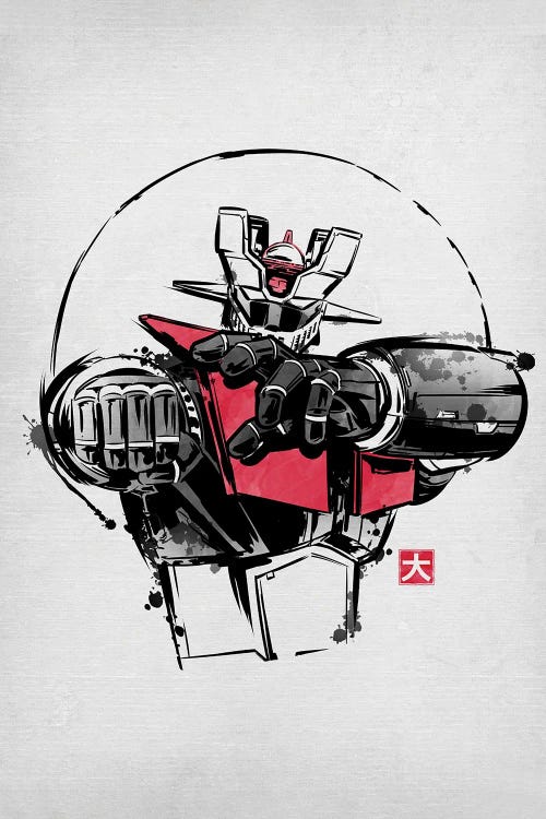 Ink Mecha by Denis Orio Ibañez wall art