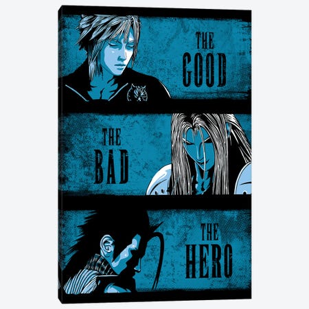 The Good The Bad And The Hero Canvas Print #DOI327} by Denis Orio Ibañez Canvas Art