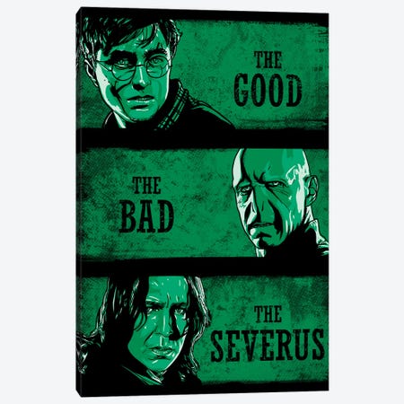 The Good The Bad And The Severus Canvas Print #DOI328} by Denis Orio Ibañez Canvas Art Print