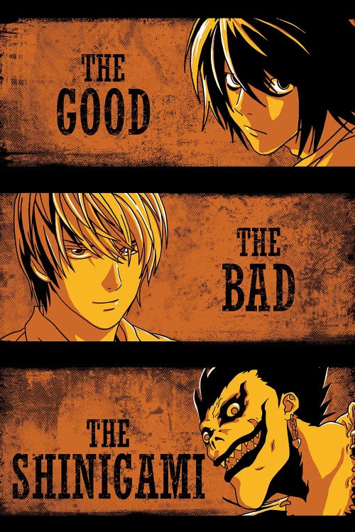 The Good, The Bad And The Shinigami by Denis Orio Ibañez wall art