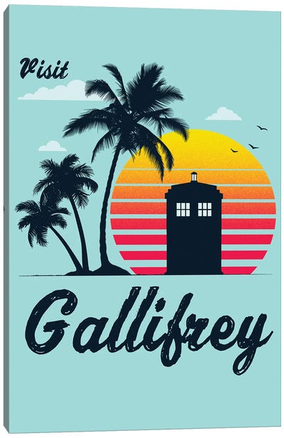 Visit Gallifrey Canvas Art Print - Sci-Fi & Fantasy TV Show Art