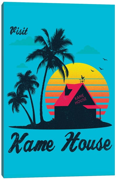 Visit Kame House Canvas Art Print