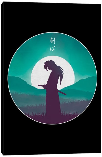 The Rurouni Samurai Canvas Art Print - Anime Art