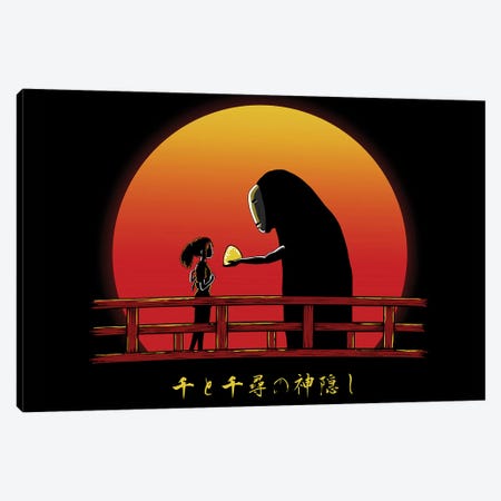 Chihiro On Sunset Canvas Print #DOI339} by Denis Orio Ibañez Canvas Wall Art