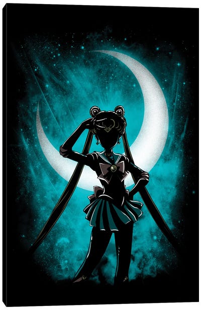 For Love And Justice Canvas Art Print - Sailor Moon