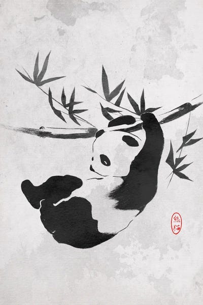 Giant Panda by Denis Orio Ibañez art print