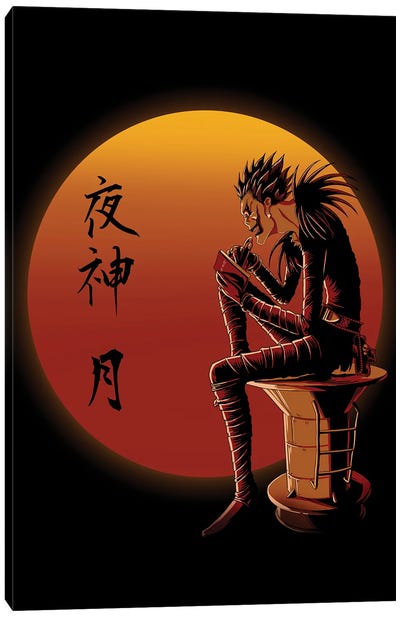 Ryuk On Sunset Canvas Art Print - Death Note