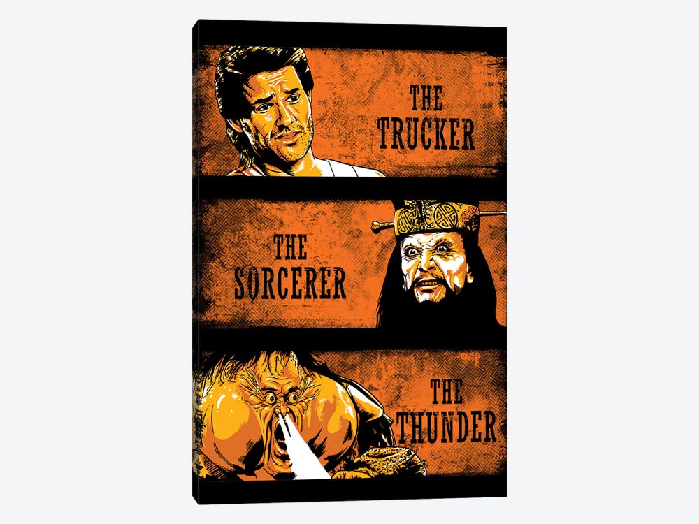 The Trucker, The Sorcerer And The Thunder by Denis Orio Ibañez 1-piece Canvas Artwork