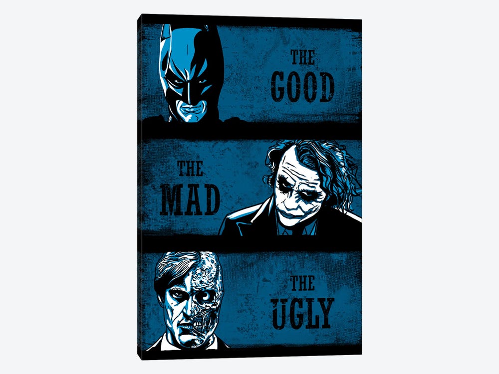 The Good The Mad And The Ugly by Denis Orio Ibañez 1-piece Art Print