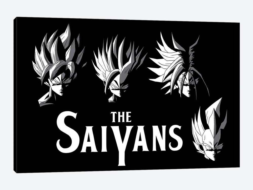 The Saiyans by Denis Orio Ibañez 1-piece Art Print