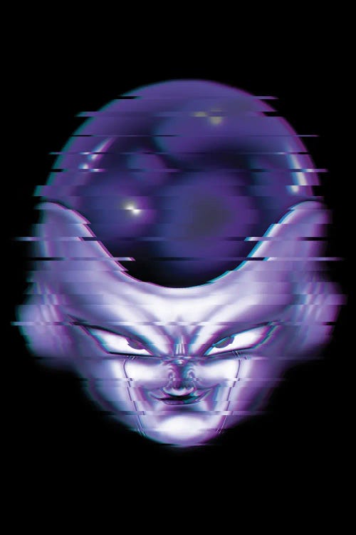 Glitch Frieza by Denis Orio Ibañez wall art