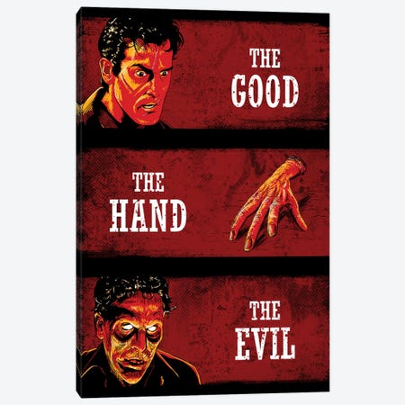 The Good The Hand And The Evil Canvas Print #DOI434} by Denis Orio Ibañez Canvas Art