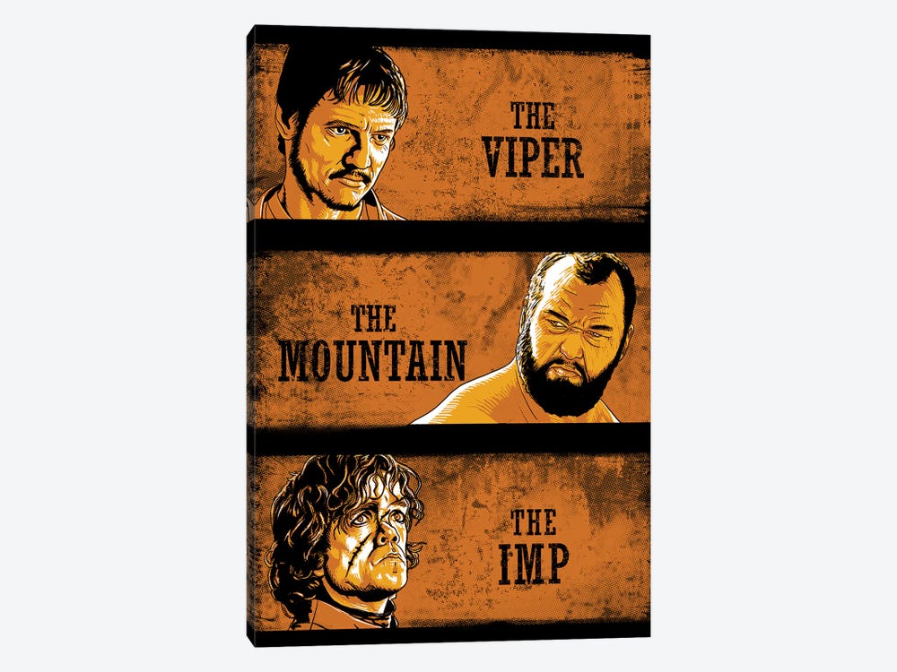 The Viper, The Mountain And The Imp by Denis Orio Ibañez 1-piece Canvas Art Print