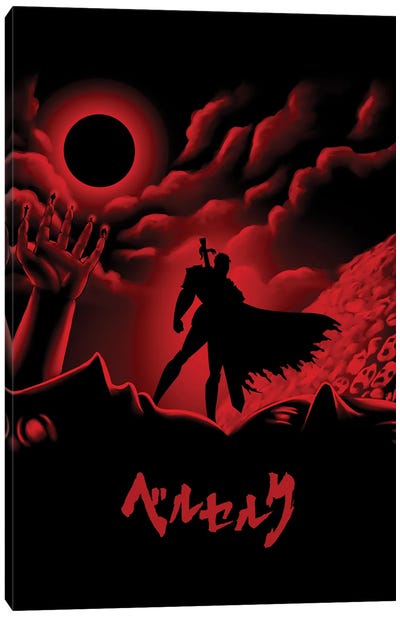 Eclipse Canvas Art Print - Anime Art