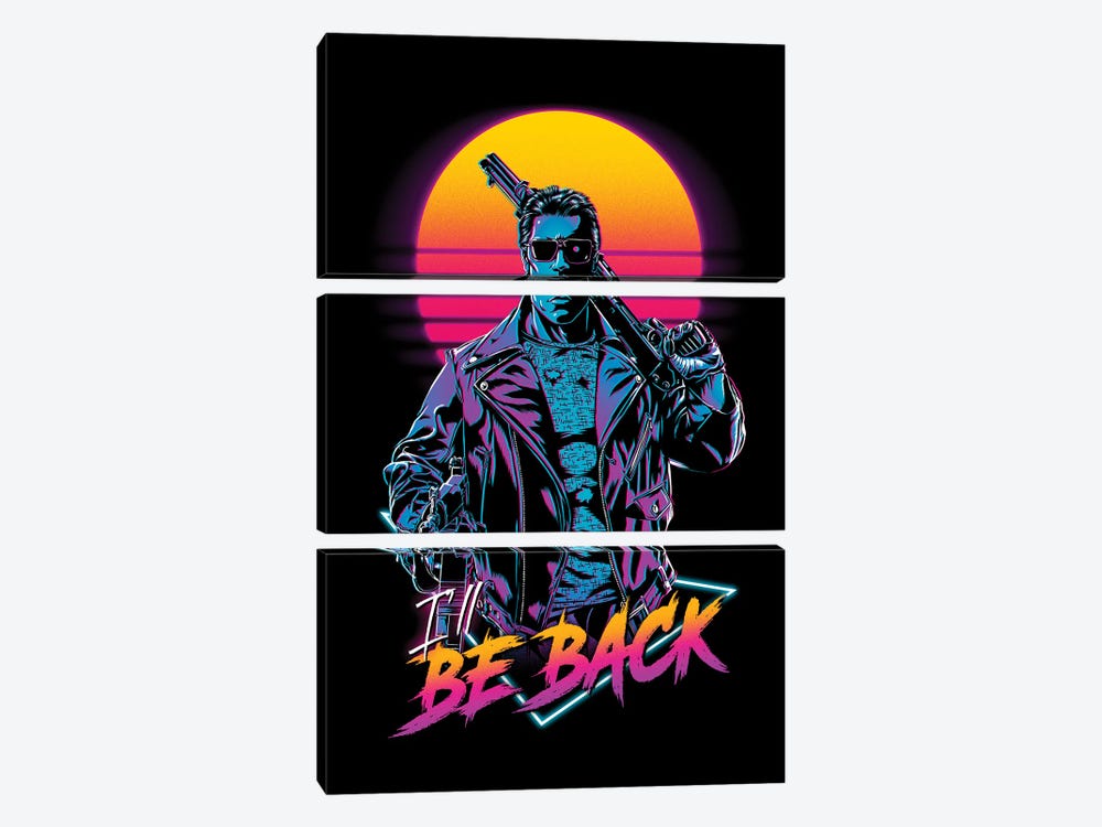 I'll Be Back by Denis Orio Ibañez 3-piece Canvas Artwork