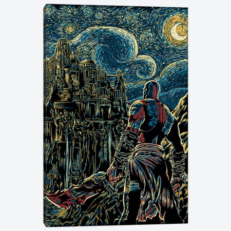 Starry Olympus Canvas Print #DOI466} by Denis Orio Ibañez Art Print