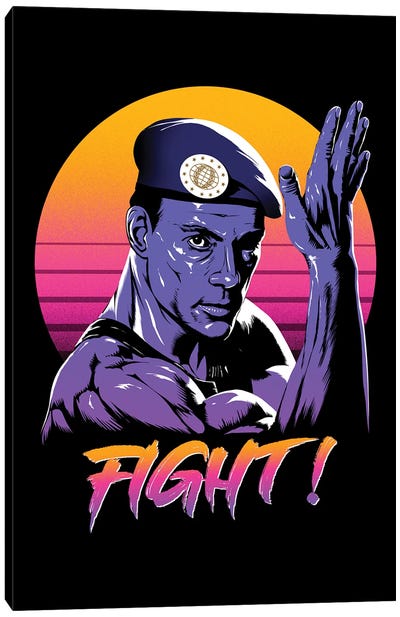 Fight! Canvas Art Print - Street Fighter
