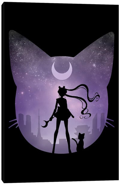 Pretty Guardian Canvas Art Print - Sailor Moon