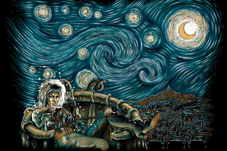 Starry Labyrinth by Denis Orio Ibañez wall art