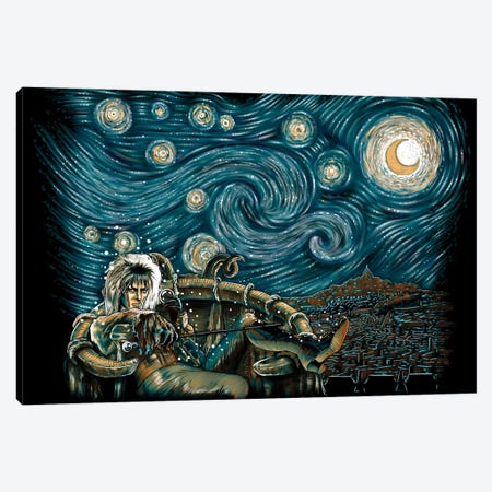 Starry Labyrinth Canvas Print #DOI478} by Denis Orio Ibañez Art Print