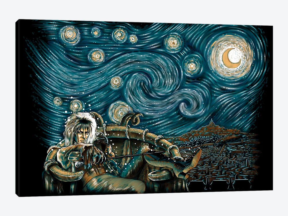 Starry Labyrinth by Denis Orio Ibañez 1-piece Canvas Wall Art