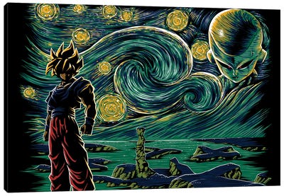 Starry Namek Canvas Art Print - Dragon Ball Z