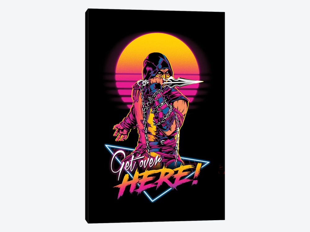 Get Over Here! by Denis Orio Ibañez 1-piece Canvas Artwork